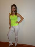 BL809 - Blusa Regata Verde Neon