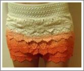 086B- Short babado
