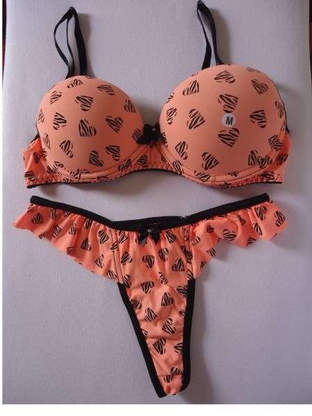 Conjunto estampa coração