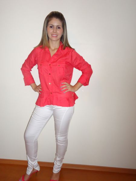 19156-Camisa pregas